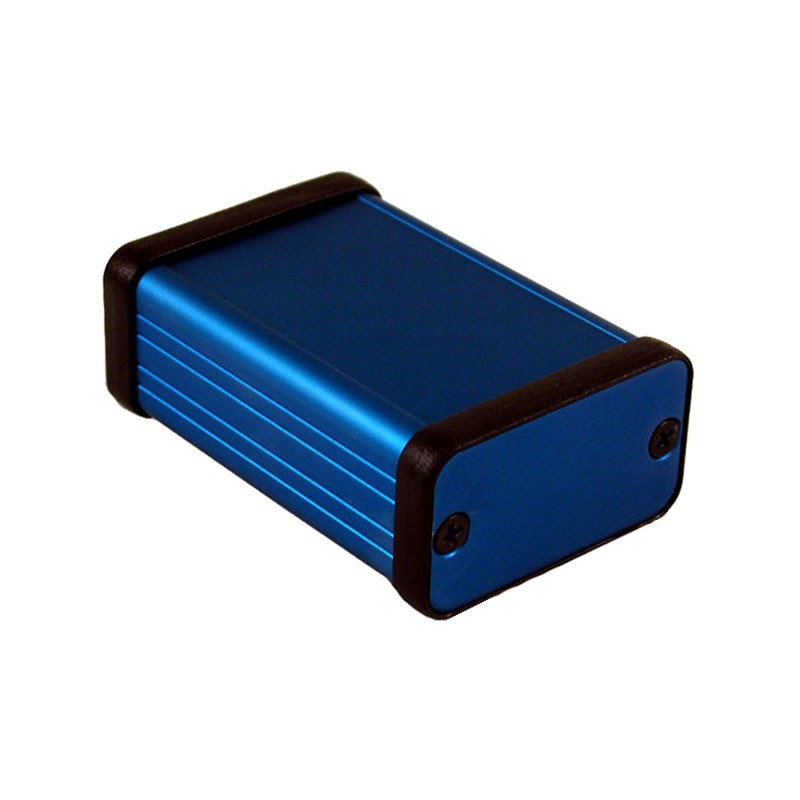 1 pcs : 1455D601BU - Box Aluminum Blue End Panel(s) 2.362' L x 1.673' W (60.00mm x 42.50mm) X 0.906' (23.00mm)