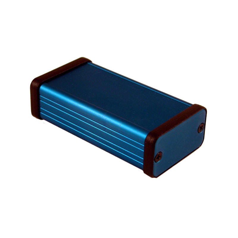 1 pcs : 1455D801BU - Box Aluminum Blue End Panel(s) 3.150' L x 1.673' W (80.00mm x 42.50mm) X 0.906' (23.00mm)