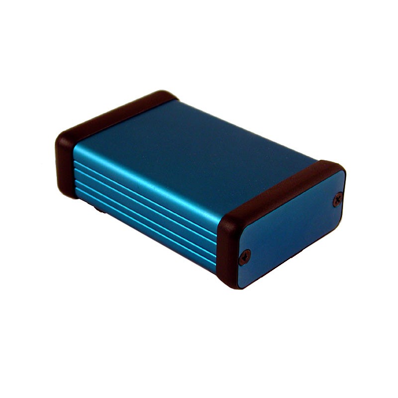 1 pcs : 1455C801BU - Box Aluminum Blue End Panel(s) 3.150' L x 2.126' W (80.00mm x 54.00mm) X 0.906' (23.00mm)