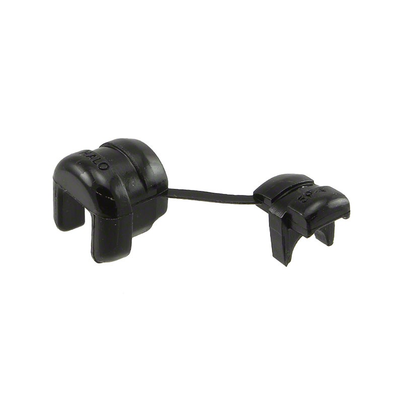 1 pcs : SRB-R-2 - BUSHING W/STR RELIEF NYLON BLACK