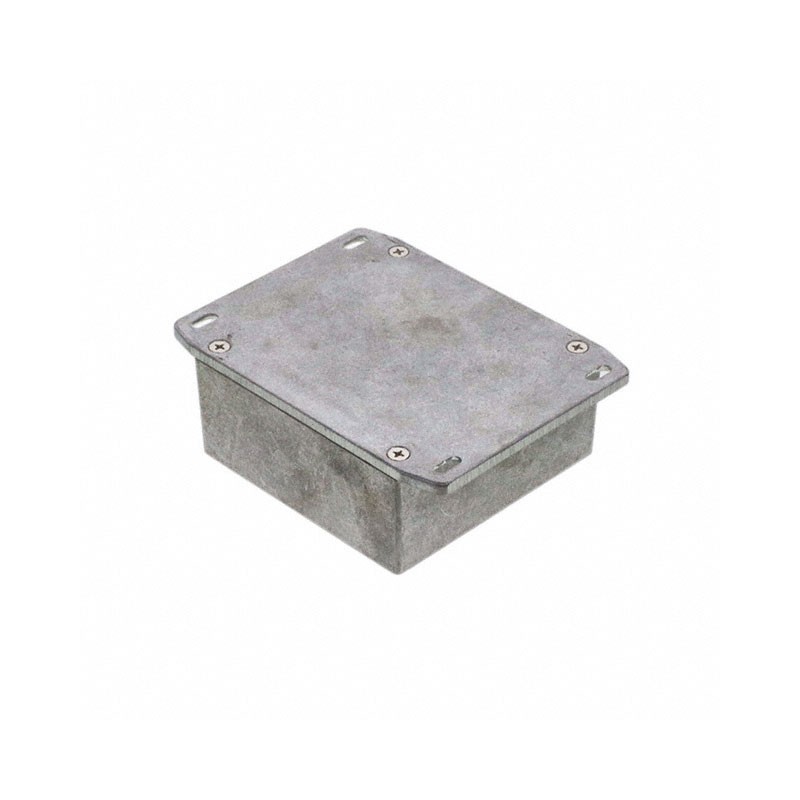 1 pcs : 1590YFL - Box Aluminum Natural Cover Included 4.811' L x 3.622' W (122.20mm x 92.00mm) X 1.654' (42.00mm)