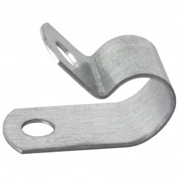 1 pcs : 8103 - CBL CLAMP P-TYPE SILVER FASTENER