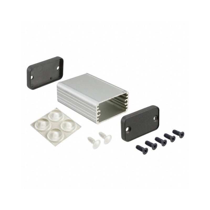 1 pcs : 1455D602 - Box Aluminum Natural End Panel(s) 2.362' L x 1.673' W (60.00mm x 42.50mm) X 0.906' (23.00mm)