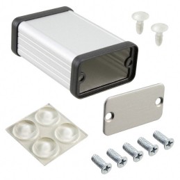 1 pcs : 1455D601 - Box Aluminum Natural End Panel(s) 2.362' L x 1.673' W (60.00mm x 42.50mm) X 0.906' (23.00mm)