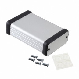 1 pcs : 1455C801 - Box Aluminum Natural End Panel(s) 3.150' L x 2.126' W (80.00mm x 54.00mm) X 0.906' (23.00mm)