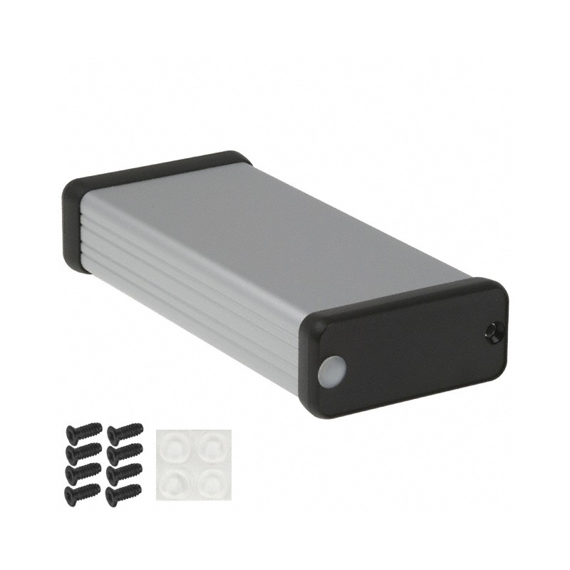 1 pcs : 1455C1202 - Box Aluminum Natural End Panel(s) 4.724' L x 2.126' W (120.00mm x 54.00mm) X 0.906' (23.00mm)