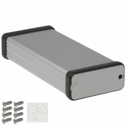 1 pcs : 1455C1201 - Box Aluminum Natural End Panel(s) 4.724' L x 2.126' W (120.00mm x 54.00mm) X 0.906' (23.00mm)