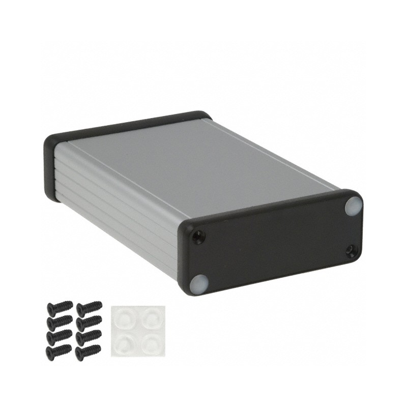 1 pcs : 1455J1202 - Box Aluminum Natural End Panel(s) 4.724' L x 3.071' W (120.00mm x 78.00mm) X 1.063' (27.00mm)