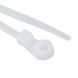 100 pcs : AL-05-30-MH-9-C - MOUNTING HOLE CABLE TIES, 30 LB,