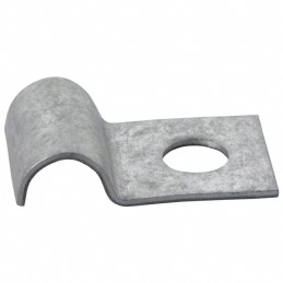 1 pcs : 8142 - CBL CLAMP U-TYPE SILVER FASTENER