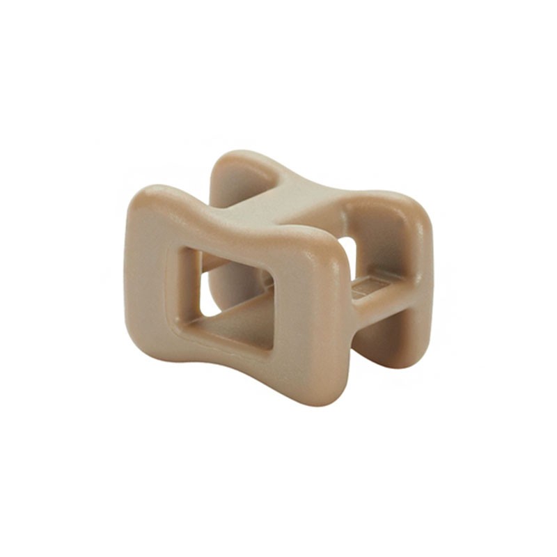 1 pcs : CSMS-D71 - CABLE TIE HLD DUAL TIE MNT BROWN