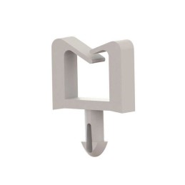 1 pcs : MWS1-1-01 - CBL CLIP WIRE SADDLE NAT PUSH IN