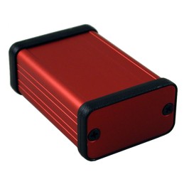 1 pcs : 1455D601RD - Box Aluminum Red End Panel(s) 2.362' L x 1.673' W (60.00mm x 42.50mm) X 0.906' (23.00mm)