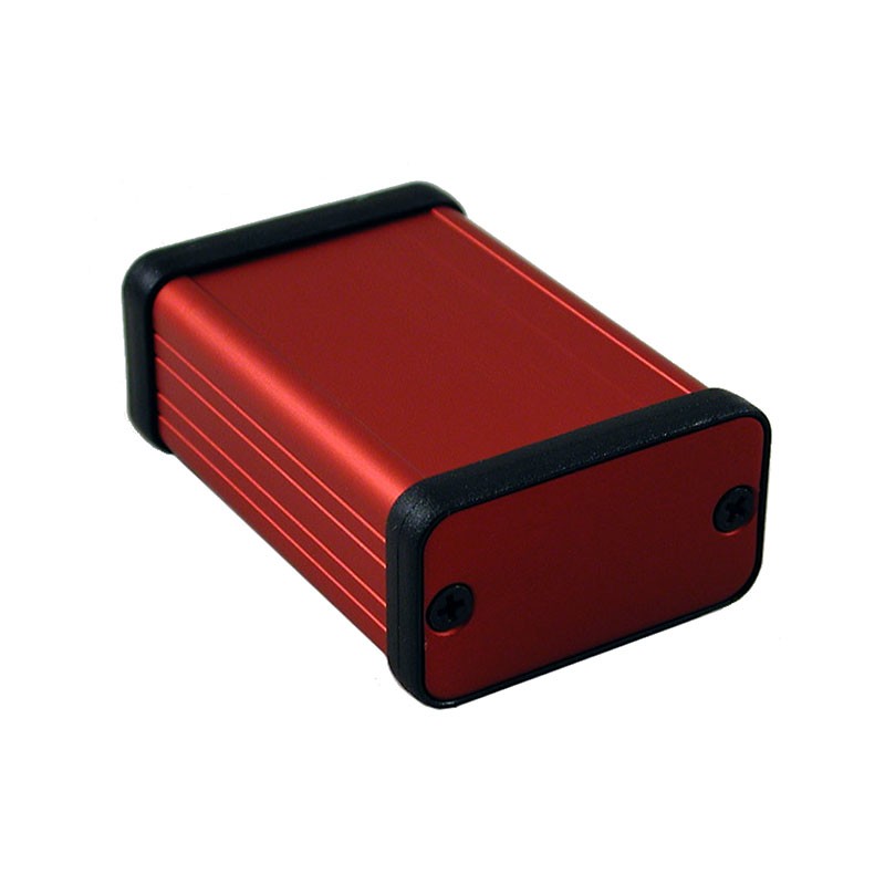 1 pcs : 1455D601RD - Box Aluminum Red End Panel(s) 2.362' L x 1.673' W (60.00mm x 42.50mm) X 0.906' (23.00mm)