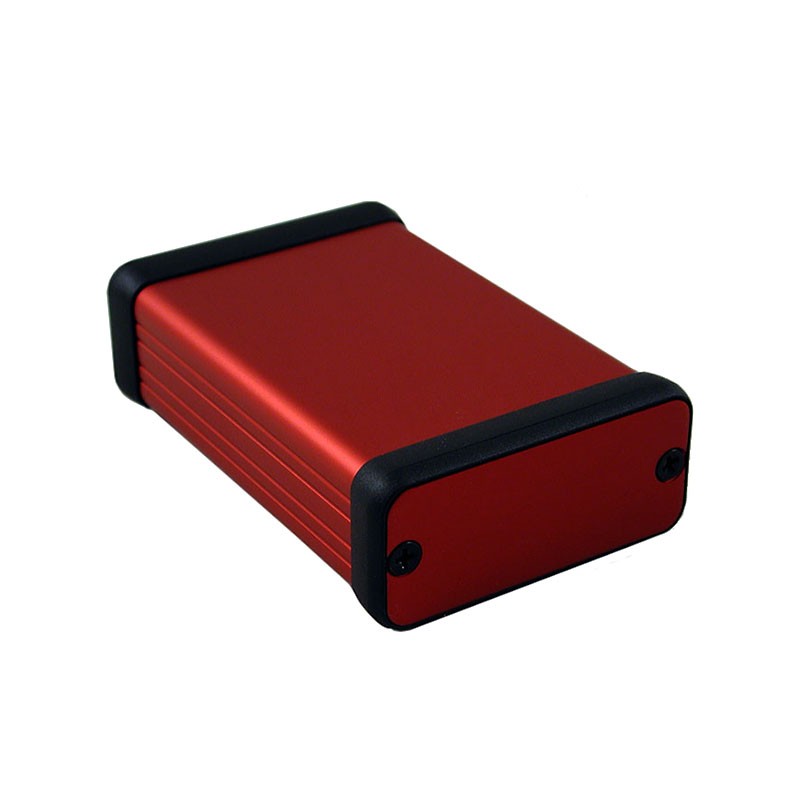 1 pcs : 1455C801RD - Box Aluminum Red End Panel(s) 3.150' L x 2.126' W (80.00mm x 54.00mm) X 0.906' (23.00mm)