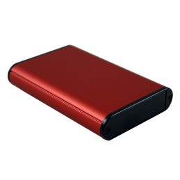 1 pcs : 1455B1002RD - Box Aluminum Red End Panel(s) 3.976' L x 2.824' W (100.99mm x 71.73mm) X 0.748' (19.00mm)