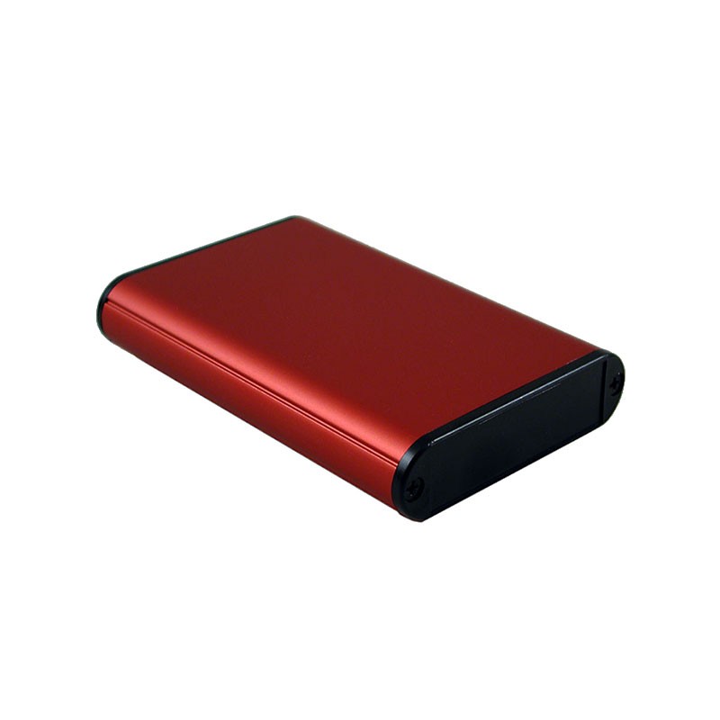 1 pcs : 1455B1002RD - Box Aluminum Red End Panel(s) 3.976' L x 2.824' W (100.99mm x 71.73mm) X 0.748' (19.00mm)
