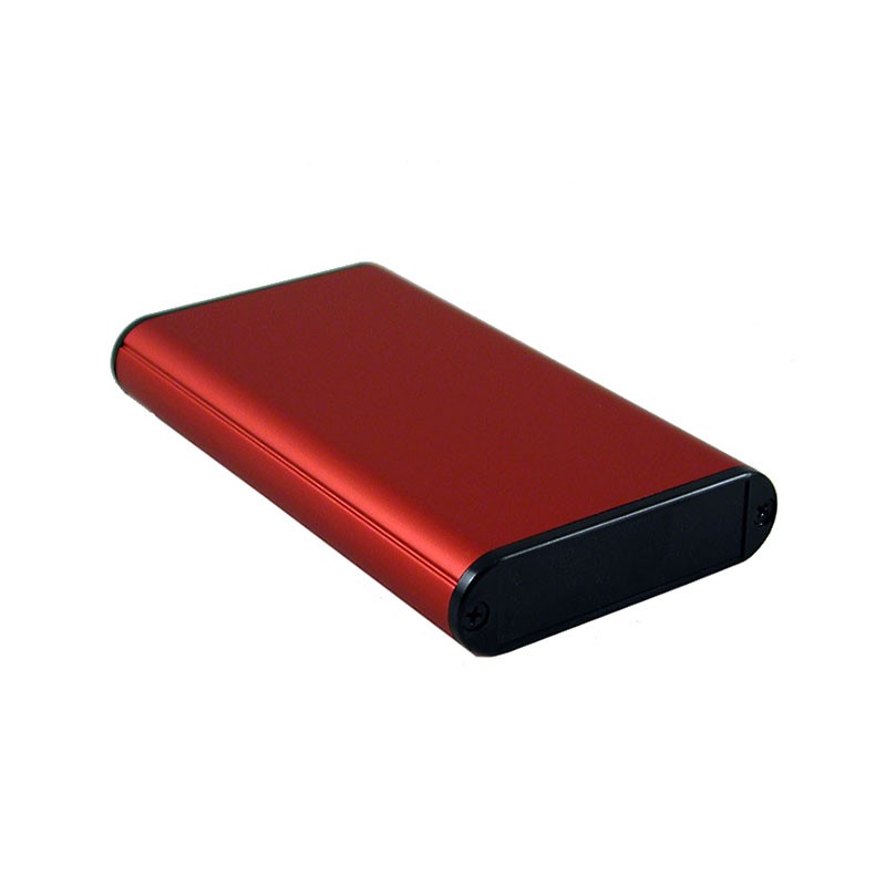 1 pcs : 1455B1202RD - Box Aluminum Red End Panel(s) 4.764' L x 2.824' W (121.01mm x 71.73mm) X 0.748' (19.00mm)