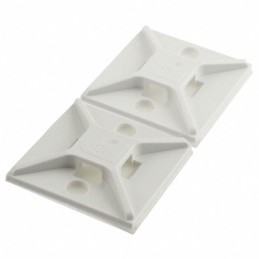 2 pcs : ABM2S-A-C - CABLE TIE HLDR QUAD ADH 2QTY2