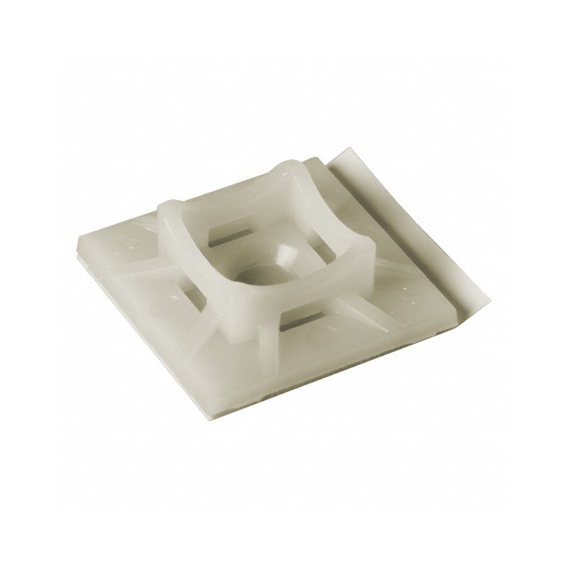 1 pcs : FTH-7A-RT-M - CABLE TIE HLDR QUAD ADH NATURAL