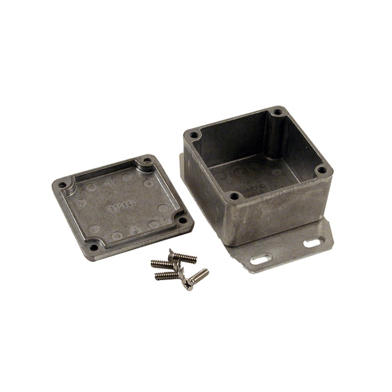 1 pcs : 1590LBF - Box Aluminum Unpainted Cover Included 1.988' L x 1.988' W (50.50mm x 50.50mm) X 1.217' (30.91mm)