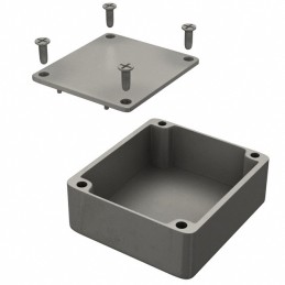 1 pcs : 1550Q - Box Aluminum Unpainted Cover Included 2.362' L x 2.165' W (60.00mm x 55.00mm) X 1.185' (30.10mm)