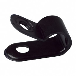 1 pcs : N-4-BK - CBL CLAMP P-TYPE BLACK FASTENER