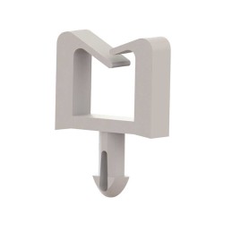 1 pcs : MWS-1-01 - CBL CLIP WIRE SADDLE NAT PUSH IN