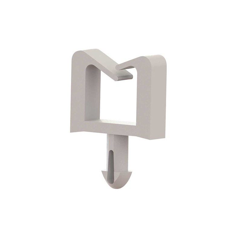 1 pcs : MWS-1-01 - CBL CLIP WIRE SADDLE NAT PUSH IN