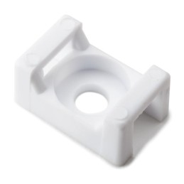 1 pcs : CTM09M4 - CABLE TIE HLDR DUAL SCREW NAT