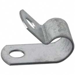 1 pcs : 8102 - CBL CLAMP P-TYPE SILVER FASTENER