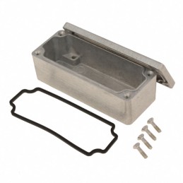 1 pcs : 1550Z102 - Box Aluminum Unpainted Cover Included 3.551' L x 1.425' W (90.20mm x 36.20mm) X 1.197' (30.40mm)