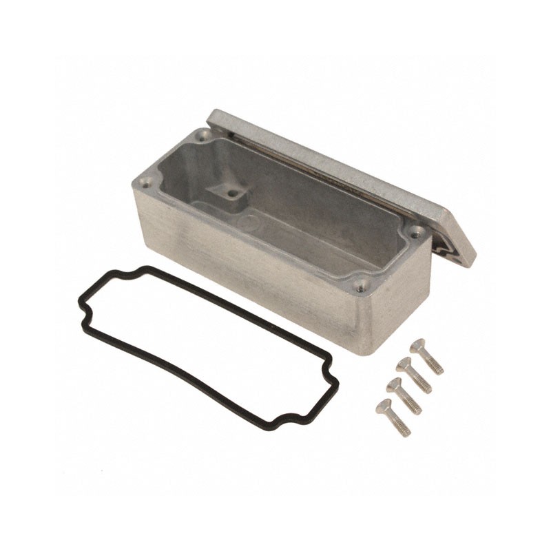 1 pcs : 1550Z102 - Box Aluminum Unpainted Cover Included 3.551' L x 1.425' W (90.20mm x 36.20mm) X 1.197' (30.40mm)