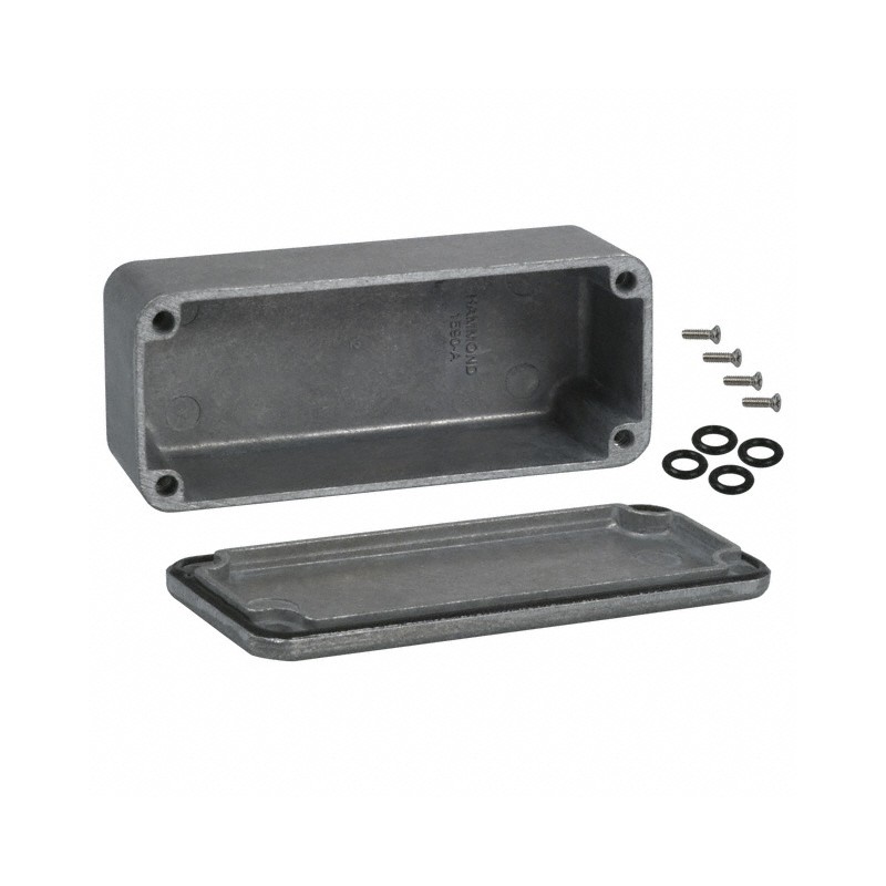 1 pcs : 1590WA - Box Aluminum Unpainted Cover Included 3.642' L x 1.516' W (92.51mm x 38.51mm) X 1.220' (30.99mm)