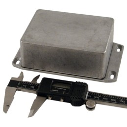 1 pcs : 1590WSFL - Box Aluminum Unpainted Cover Included 4.335' L x 3.232' W (110.11mm x 82.09mm) X 1.727' (43.87mm)