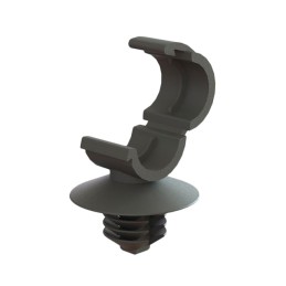 1 pcs : HLCC-2BK - CBL CLIP C-TYPE BLACK FIR TREE