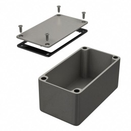 1 pcs : 1550WD - Box Aluminum Unpainted Cover Included 4.508' L x 2.520' W (114.50mm x 64.00mm) X 2.169' (55.09mm)