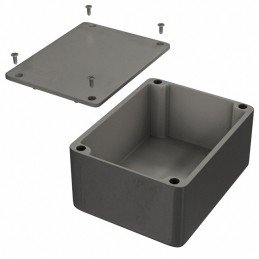 1 pcs : 1550C - Box Aluminum Unpainted Cover Included 4.528' L x 3.543' W (115.01mm x 89.99mm) X 2.169' (55.09mm)