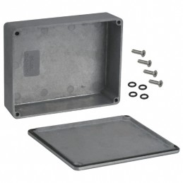 1 pcs : 1590WBB - Box Aluminum Unpainted Cover Included 4.705' L x 3.701' W (119.50mm x 94.00mm) X 1.339' (34.00mm)