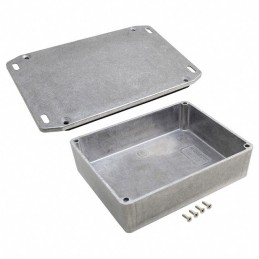 1 pcs : 1590WBBFL - Box Aluminum Unpainted Cover Included 4.705' L x 3.701' W (119.50mm x 94.00mm) X 1.339' (34.00mm)