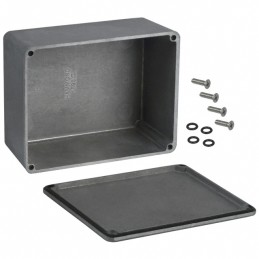 1 pcs : 1590WC - Box Aluminum Unpainted Cover Included 4.705' L x 3.701' W (119.50mm x 94.00mm) X 2.224' (56.50mm)