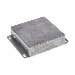 1 pcs : 1590WQFL - Box Aluminum Unpainted Cover Included 4.724' L x 4.724' W (120.00mm x 119.99mm) X 1.339' (34.00mm)