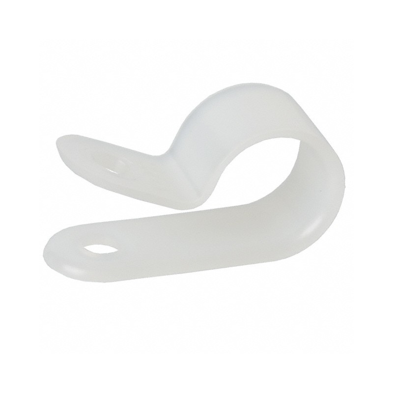 1 pcs : 7628 - CBL CLAMP P-TYPE WHITE FASTENER