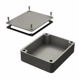 1 pcs : 1550WM - Box Aluminum Unpainted Cover Included 4.740' L x 3.953' W (120.40mm x 100.41mm) X 1.394' (35.41mm)