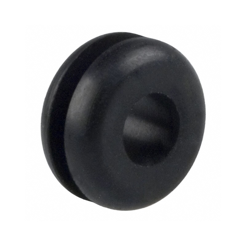 1 pcs : 736 - GROMMET 0.187' RUBBER BLACK
