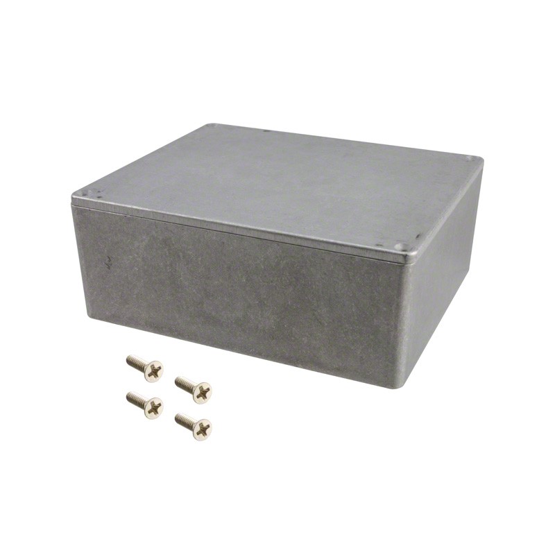 1 pcs : 1590X - Box Aluminum Unpainted Cover Included 5.717' L x 4.772' W (145.21mm x 121.21mm) X 2.220' (56.39mm)