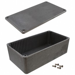 1 pcs : 1590P - Box Aluminum Unpainted Cover Included 6.024' L x 3.268' W (153.01mm x 83.01mm) X 1.988' (50.50mm)