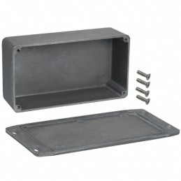 1 pcs : 1590P1FL - Box Aluminum Unpainted Cover Included 6.024' L x 3.268' W (153.01mm x 83.01mm) X 1.988' (50.50mm)