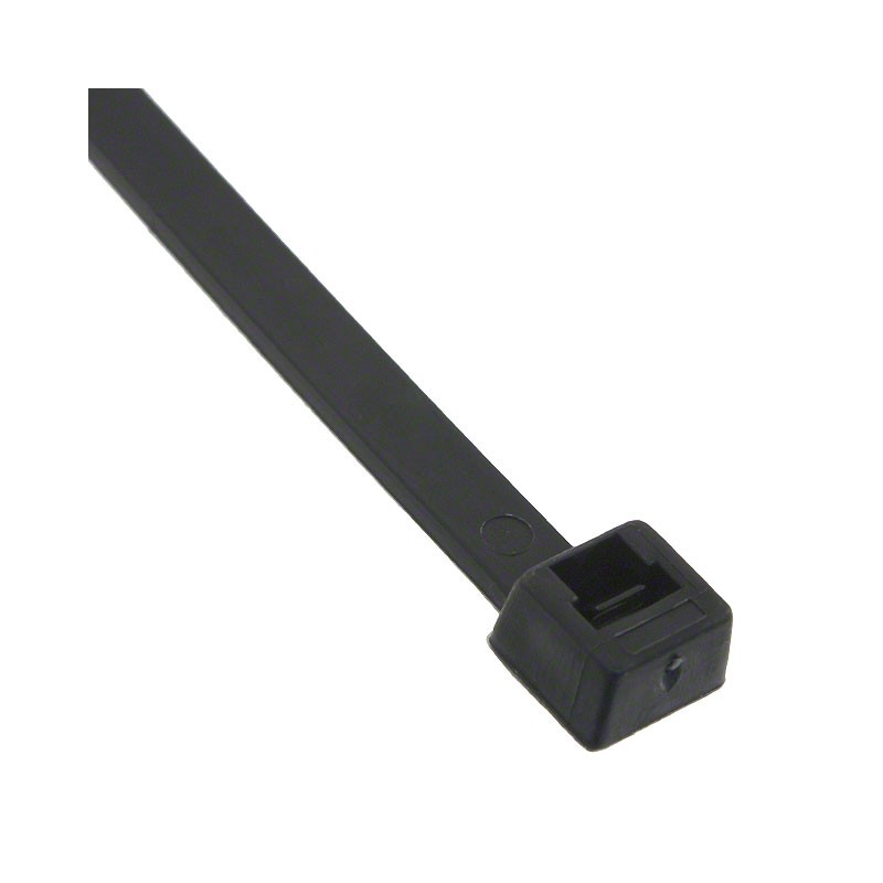 100 pcs : CT8BK50-C - CBL TIE LOCKING BLACK 50LBS 7.6'