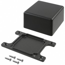 1 pcs : CU-5470-B - Box Metal, Aluminum Black Cover Included 2.000' L x 2.000' W (50.80mm x 50.80mm) X 1.250' (31.75mm)